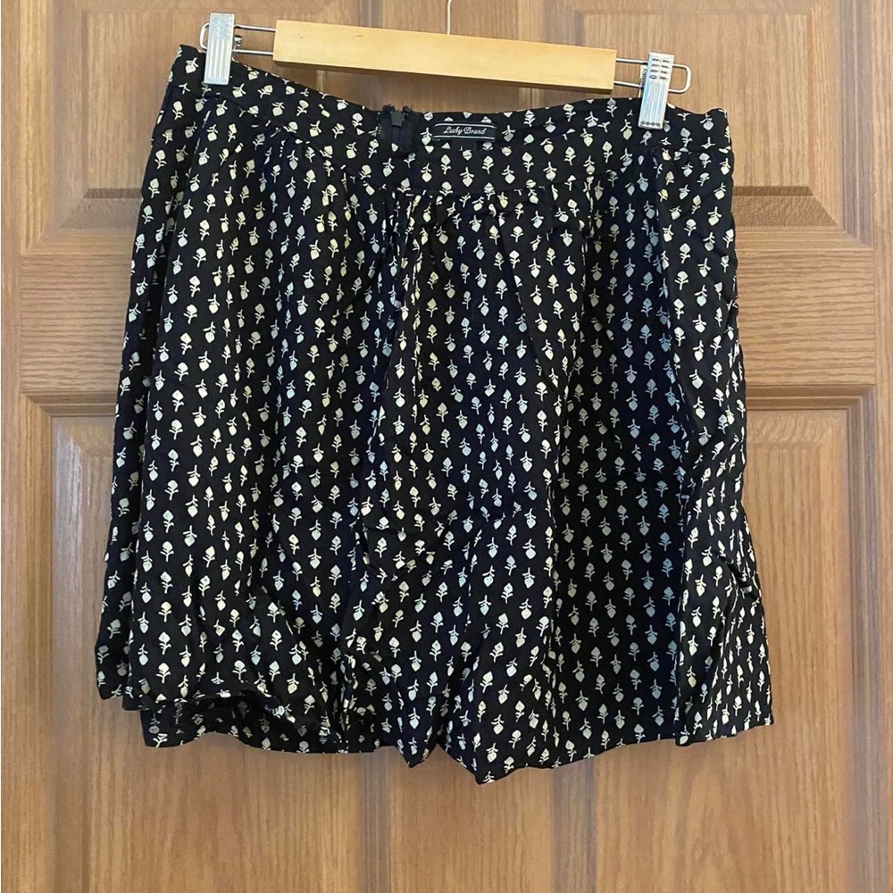 Lucky Brand Patterned Mini Skirt